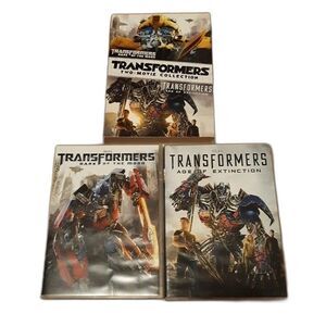 🔥SALE Transformers 2-Movie DVD TF3:Dark of the Moon + TF4:Age of Extinction